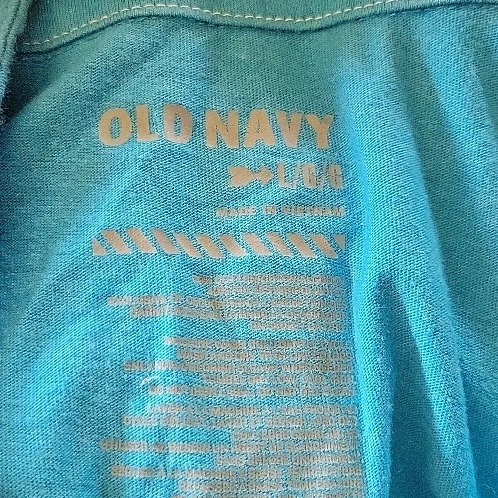 Old Navy Blue Polo Size Large - Picture 8 of 8